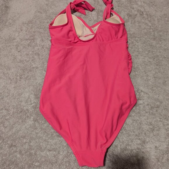Pink Isabel Maternity Swimsuit - Picture 2 of 2